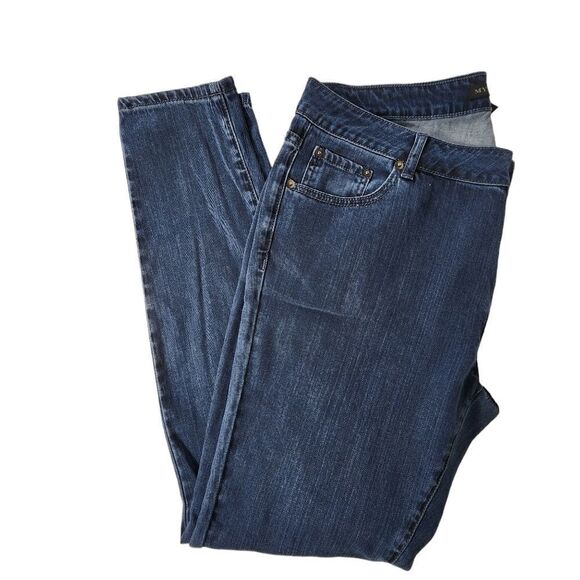 MYNT 1792  Dark Wash Straight Leg Plus Size Jeans - Picture 1 of 6